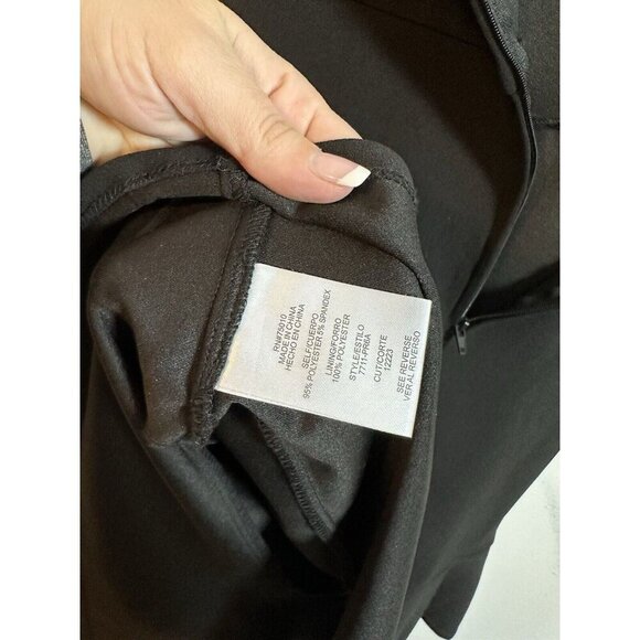 CITY‎ TRIANGLES JUNIORS sz 9 LITTLE BLACK DRESS Tiered Halter Neck Fit Flare LBD - Picture 6 of 9